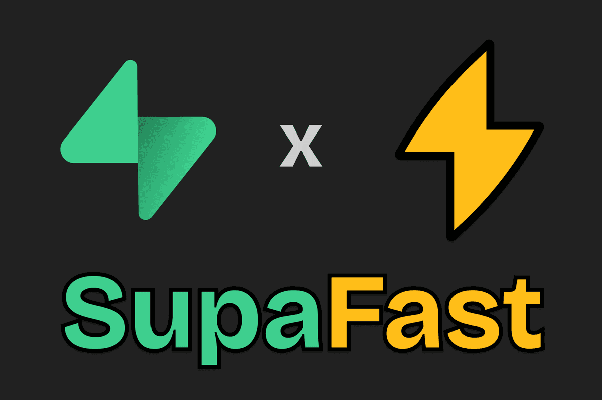 Supabase and FluentDrummer logo combined
